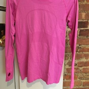 Lululemon pink swiftlytech long sleeve
